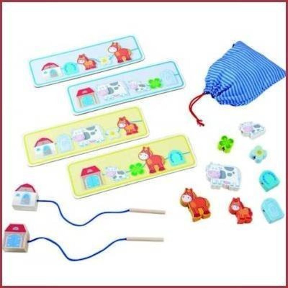 Haba Rijgspel Op de boerderij Haba Rijgspel Op de boerderij