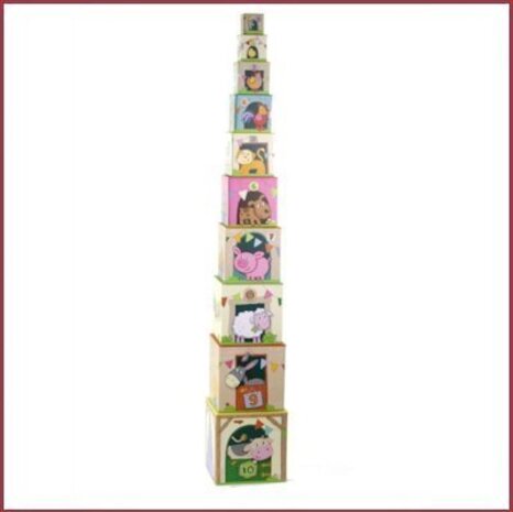 Haba Stapelblokken Op de Boerderij Haba Stapelblokken Op de Boerderij