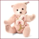 Steiff Laelia Teddybeer Mohair roze 2013 Steiff Laelia Teddybeer Mohair roze 2013