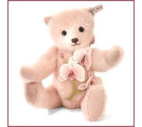 Steiff Laelia Teddybeer Mohair roze 2013 Steiff Laelia Teddybeer Mohair roze 2013