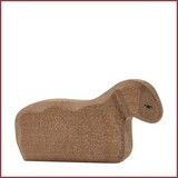 Ostheimer Lam liggend, bruin