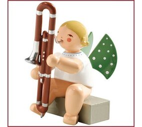 Wendt & Kühn Grunhainichense Engel met contrafagot Wendt & Kühn Grunhainichense Engel met contrafagot