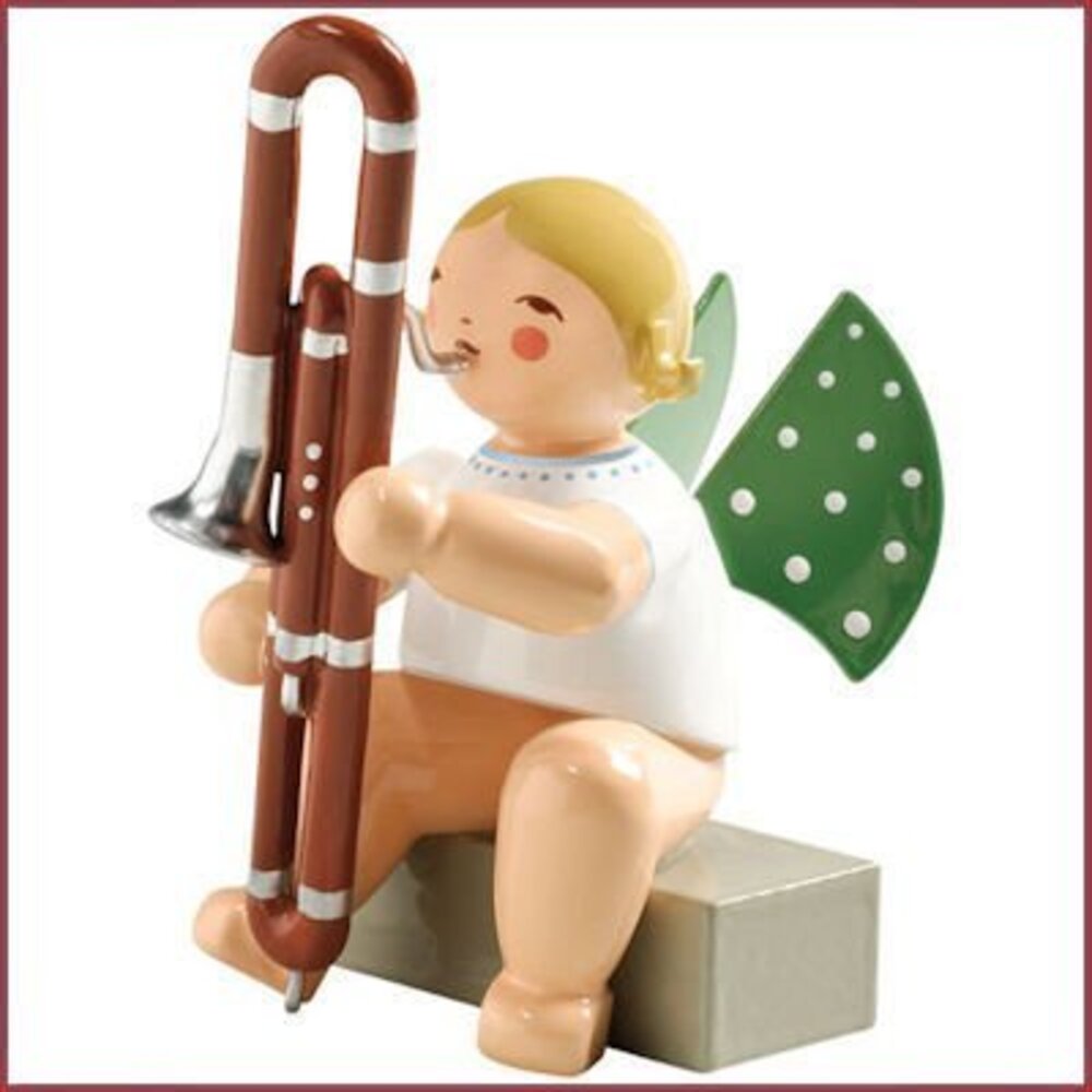 Wendt & Kühn Grunhainichense Engel met contrafagot Wendt & Kühn Grunhainichense Engel met contrafagot