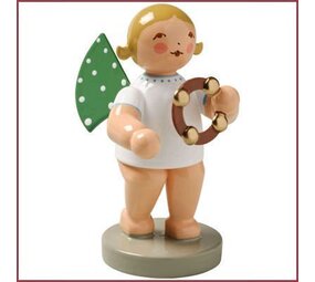 Wendt & Kühn Grunhainichense Engel met tamboerijn Wendt & Kühn Grunhainichense Engel met tamboerijn