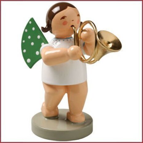 Wendt & Kühn Grunhainichense Engel met waldhoorn Wendt & Kühn Grunhainichense Engel met waldhoorn