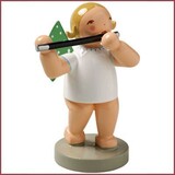 Wendt & Kühn Grunhainichense Engel met dwarsfluit Wendt & Kühn Grunhainichense Engel met dwarsfluit