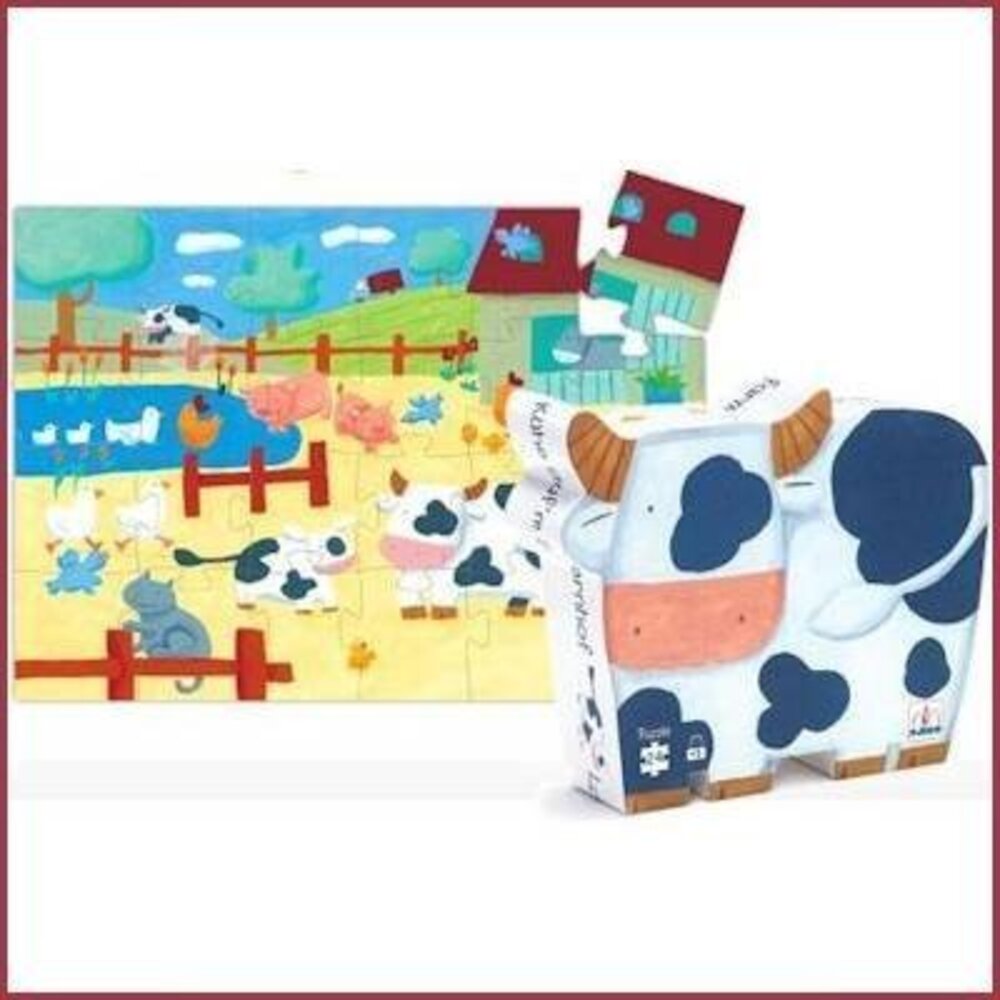 Djeco Silhouet Puzzel Koe