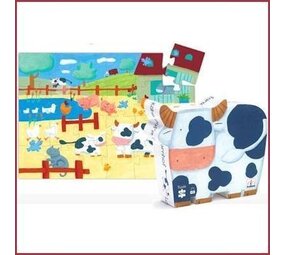 Djeco Silhouet Puzzel Koe