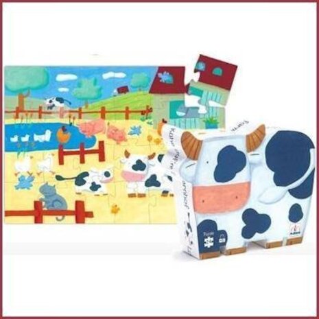 Djeco Silhouet Puzzel Koe