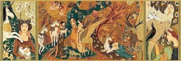 Djeco Gallerie Puzzel Unicorn Garden Djeco Gallerie Puzzel Unicorn Garden