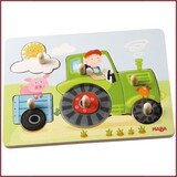 Haba Houten knop puzzel - Peter's boerderij