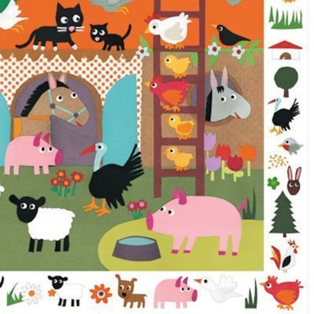 Djeco Observatie puzzel Boerderij 35 st Djeco Observatie puzzel Boerderij 35 st