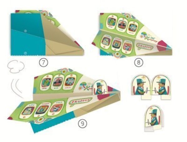Djeco Knutselset Origami Vliegtuigen