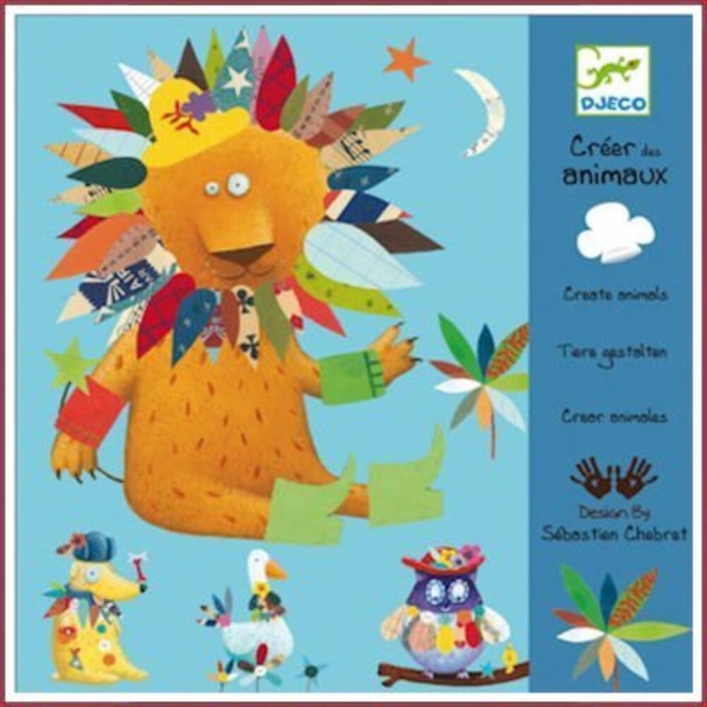 Djeco Creeer met stickers: dieren Djeco Creeer met stickers: dieren