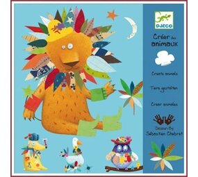 Djeco Creeer met stickers: dieren