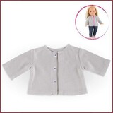 Corolle Lichtgrijs vestje voor Ma Corolle poppen (36 cm)