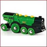 Brio Grote groene Batterij locomotief