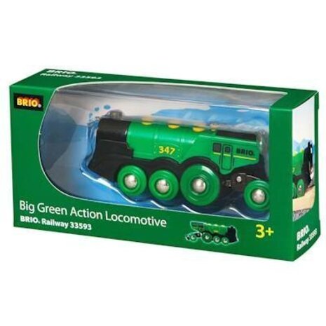 Brio Grote groene Batterij locomotief
