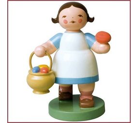 Wendt & Kühn Meisje met paaseierenmandje Wendt & Kühn Meisje met paaseierenmandje