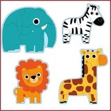 Djeco Vloerpuzzel In de Jungle