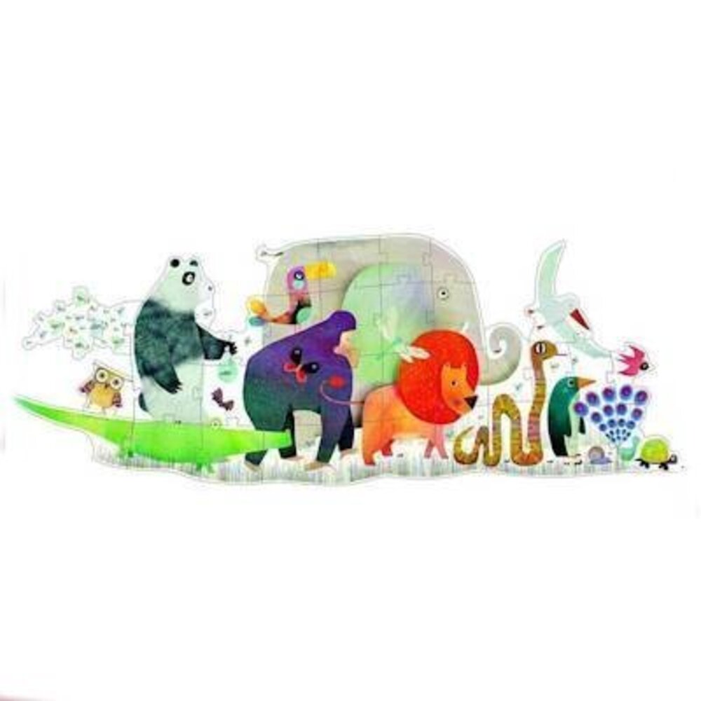 Djeco Vloerpuzzel Dierenoptocht Djeco Vloerpuzzel Dierenoptocht