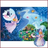 Djeco Silhouet puzzel De fee en de eenhoorn