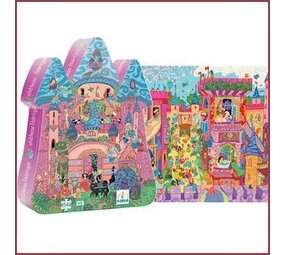 Djeco Silhouet puzzel  Het sprookjeskasteel