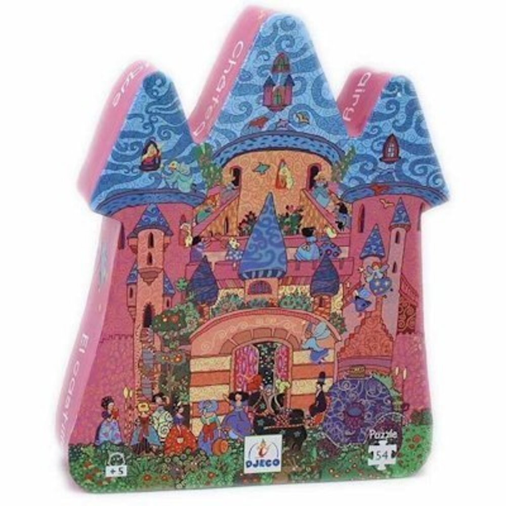 Djeco Silhouet puzzel  Het sprookjeskasteel