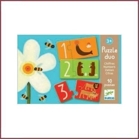 Djeco Duopuzzel Nummers Djeco Duopuzzel Nummers