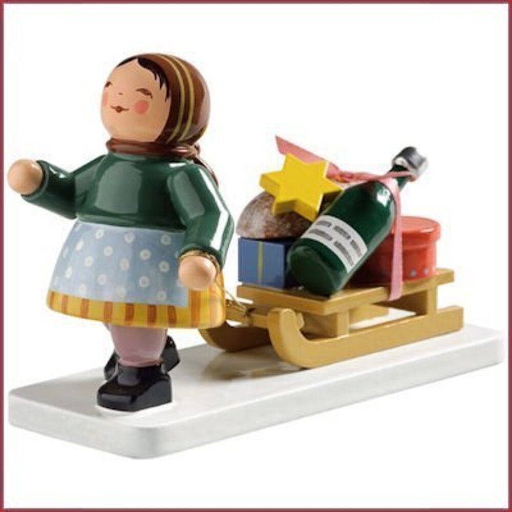 Wendt & Kühn Meisje met slee Wendt & Kühn Meisje met slee
