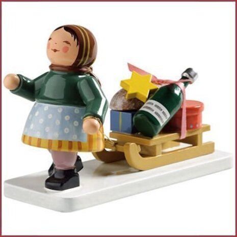 Wendt & Kühn Meisje met slee Wendt & Kühn Meisje met slee