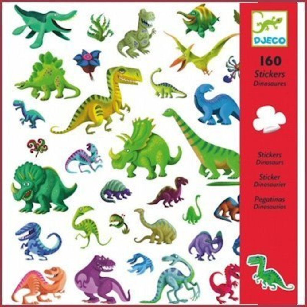Djeco Stickers Dinosaurussen Djeco Stickers Dinosaurussen