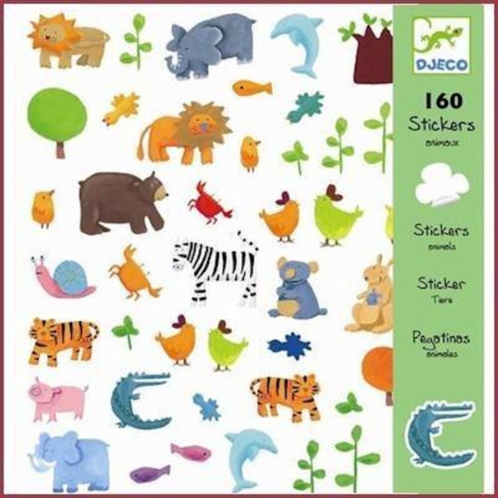 Djeco Stickers Dieren