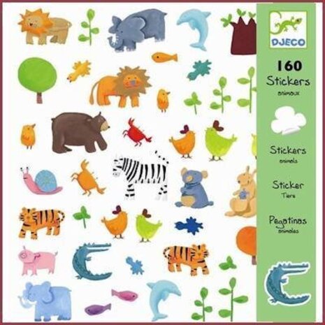 Djeco Stickers Dieren