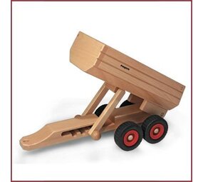 Fagus Houten kiepende Aanhangwagen Fagus Houten kiepende Aanhangwagen