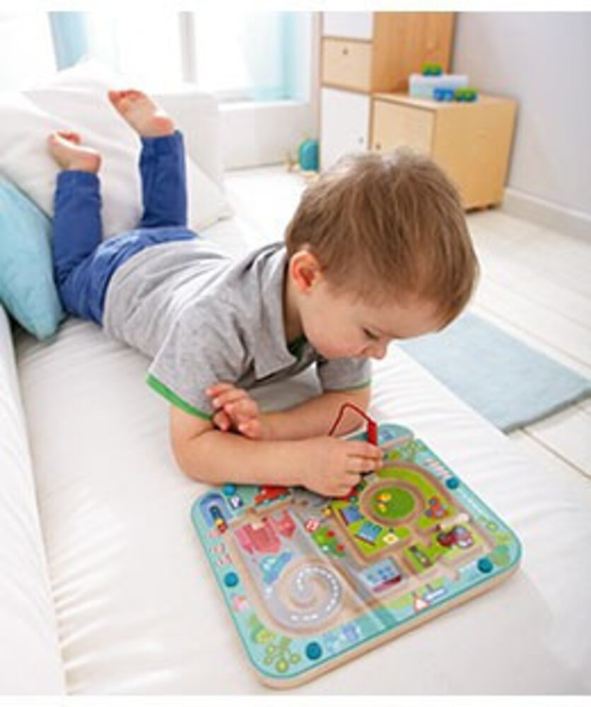 Haba Motoriekbord  Stadslabyrinth Haba Motoriekbord  Stadslabyrinth