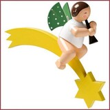 Wendt & Kühn Grunhainichense Engel op komeet met klarinet