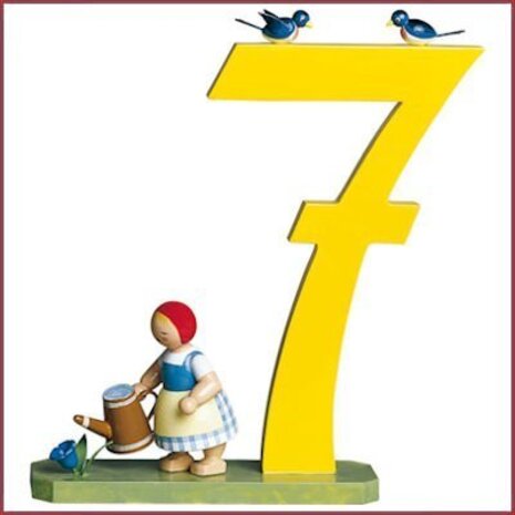 Wendt & Kühn Getal 7: meisje met gieter Wendt & Kühn Getal 7: meisje met gieter