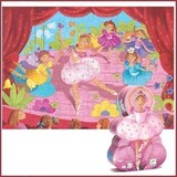 Djeco Silhouet Puzzel Ballerina met bloem Djeco Silhouet Puzzel Ballerina met bloem