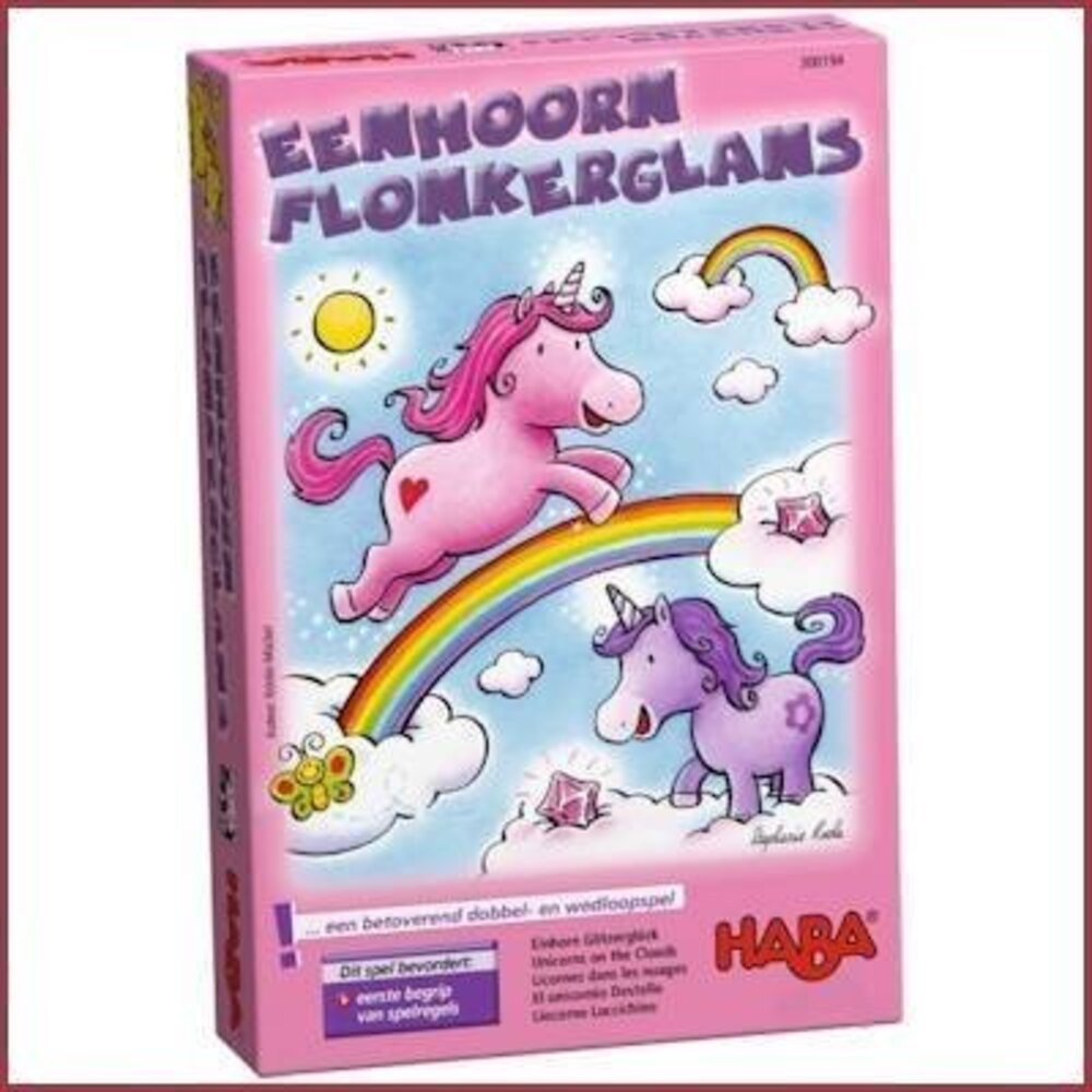 Haba Spel - Eenhoorn Flonkerglans wolkenschat Haba Spel - Eenhoorn Flonkerglans wolkenschat
