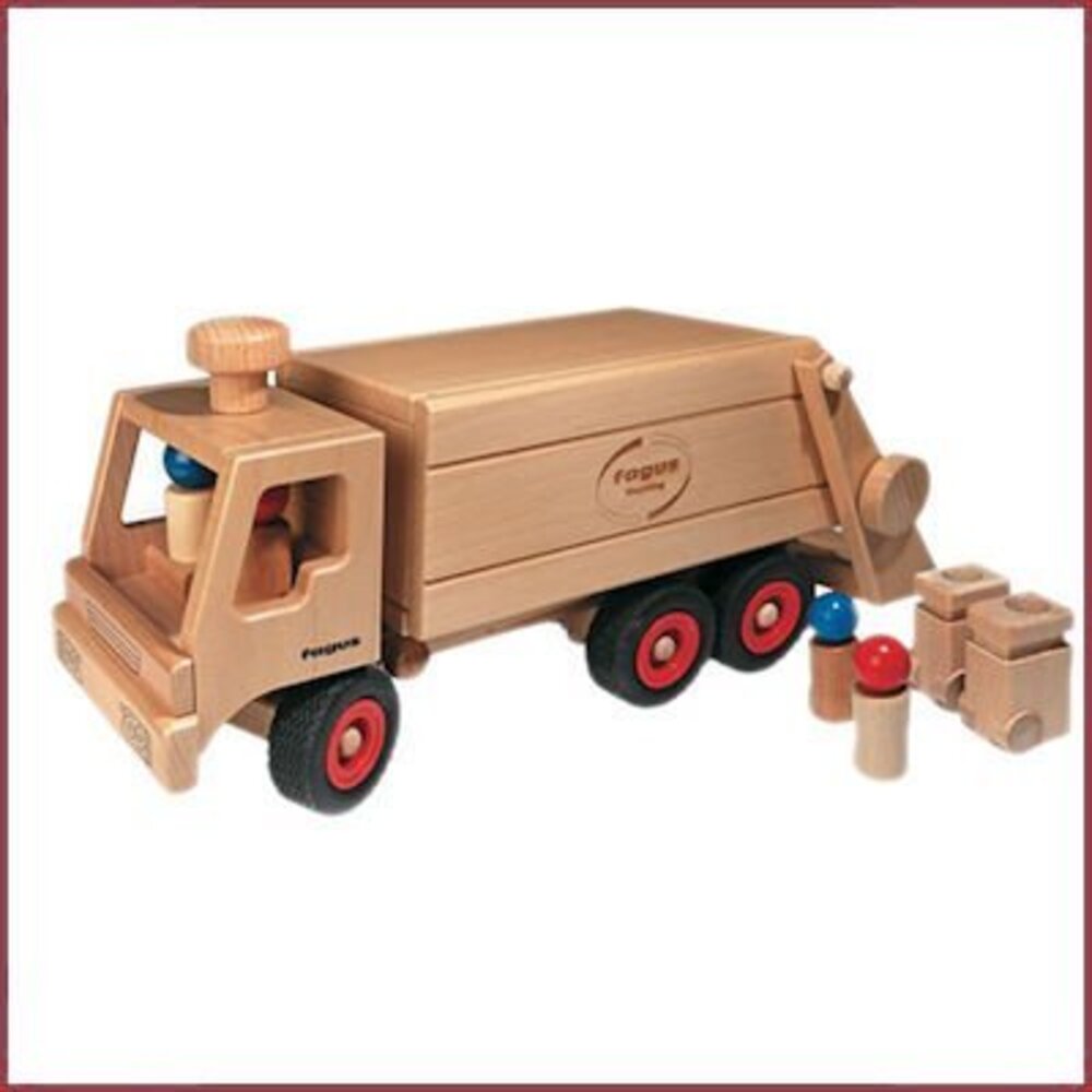 Fagus Houten Vuilniswagen