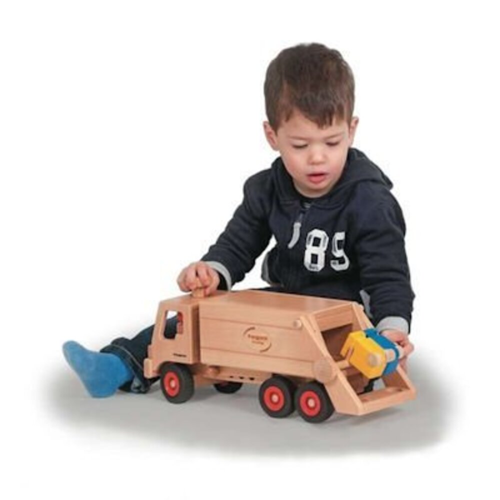 Fagus Houten Vuilniswagen