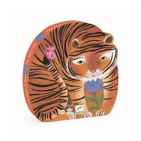 Djeco Silhouet Puzzel De wandeling van de tijger