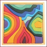 Grimm's Houten blokkenset 4 elementen - Klein Grimm's Houten blokkenset 4 elementen - Klein