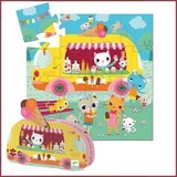 Djeco Silhouet puzzel de IJscowagen Djeco Silhouet puzzel de IJscowagen