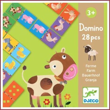 Djeco Boerderijdomino