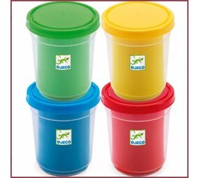 Djeco 4 Potjes Boetseerklei Djeco 4 Potjes Boetseerklei
