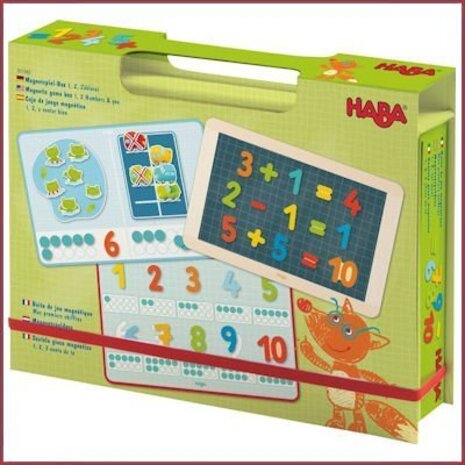 Haba Magneetspelbox 1, 2 tellerij Haba Magneetspelbox 1, 2 tellerij