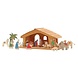 Ostheimer Houten kerststal (voor mini figuren) Ostheimer Houten kerststal (voor mini figuren)