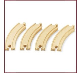 Brio Rail-uitbreidingsset 4 bochten